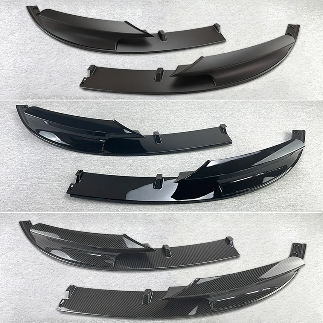 Voorbumper lip voor BMW 3-serie F30 2012-2018 M Sport Sedan 320i 325i 328i 330i 335i 340i M-tech Auto Front Chin Spoiler Splitter Protector (Carbon Fiber Zwart