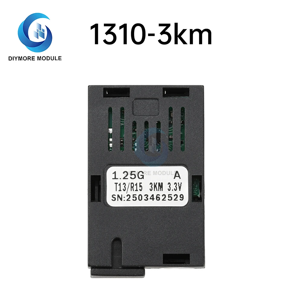 מודול סיב אופטי 1.25G 1x9 1000M ג'יגהביט SC סינגל מוד סיב אופטי 1310nm/1550nm משדר-מקלט סיב אופטי 3KM/20KM