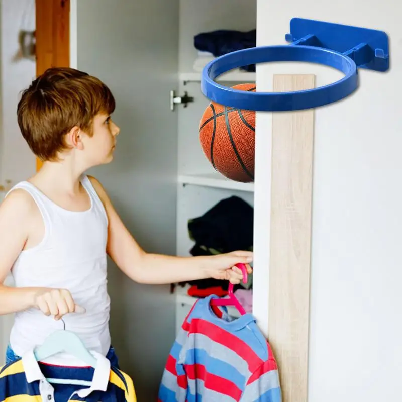 Wall Mounted Basketball Rack Football Storage Rack Frame Placement Household Ball Does Not Take Up Space