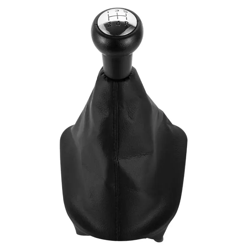 Gear Shift Knob 5 Speed For Peugeot 207 307 406 Citroen C3 C4 C5 XSARA Shifter Lever Stick Gaiter Boot Cover Car Accessories
