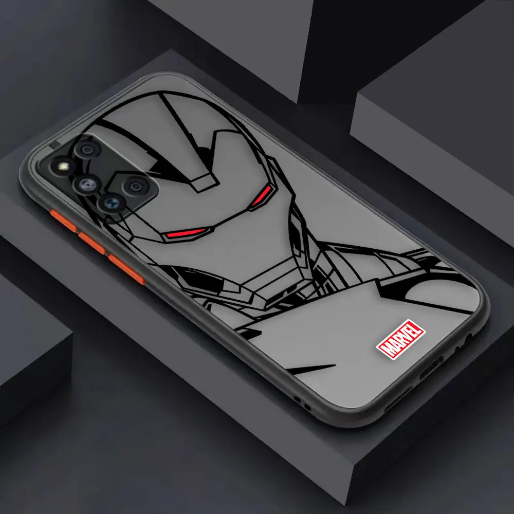 thumbnail image 1 of Funda mate para Samsung Galaxy M62 M53 M52 M51 M33 M32 M31 M30S M23 5G J8 J7 J6 J5 Funda Coque Shell Marvel Lron Man Comics, 1 of 5