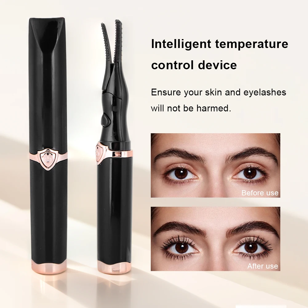 Rechargeable Heated Eyelash Curler for Natural Curl