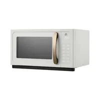 2024 Beautiful 1.1 Cu ft 1000 Watt, Sensor Microwave Oven, White Icing by Drew Barrymore 2