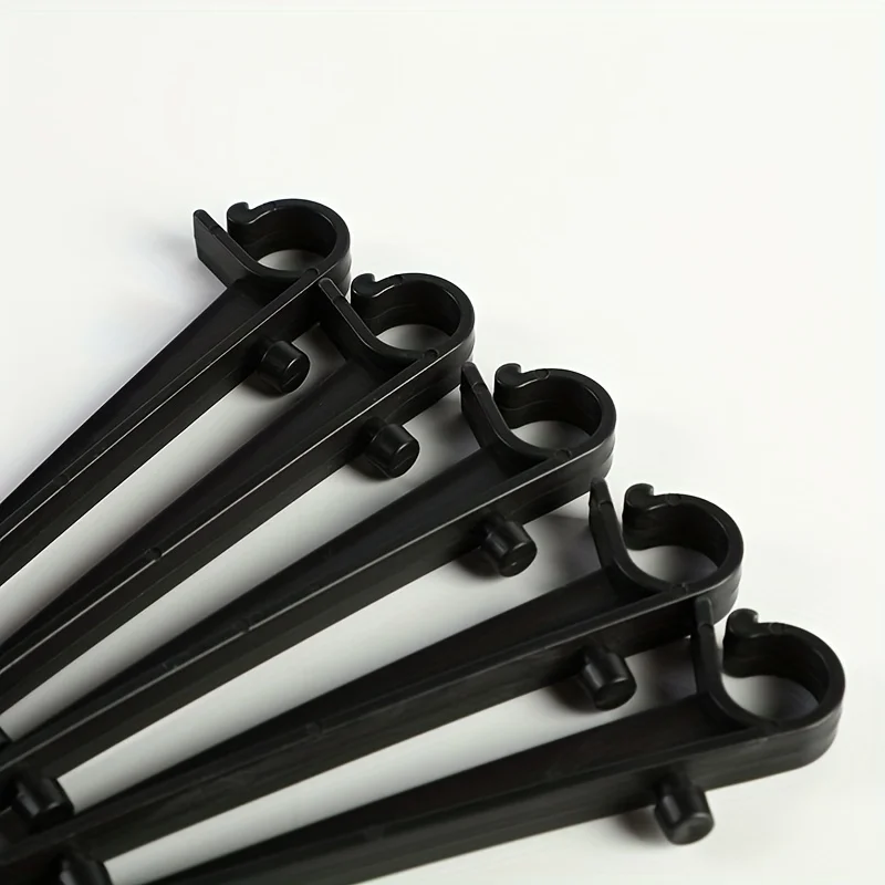 Gutter Leaf Guard 20 gutter mesh anchors eave mesh pins universal gutter clamps cleaning maintenance brush clamps