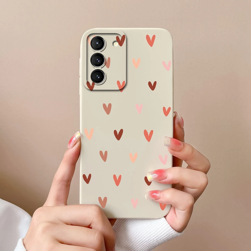 thumbnail image 1 of For Samsung S21 FE Plus Ultra Case Fashion Soft Liquid Silicone Camera Protection Back Cover For Galaxy S21+ S21FE S 21 Fundas, 1 of 5