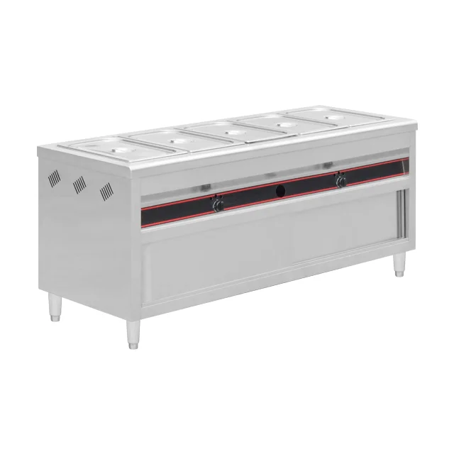 Restaurant Kitchen Equipment et Equipment Electric Bain Marie Food Warmer Display For Catering