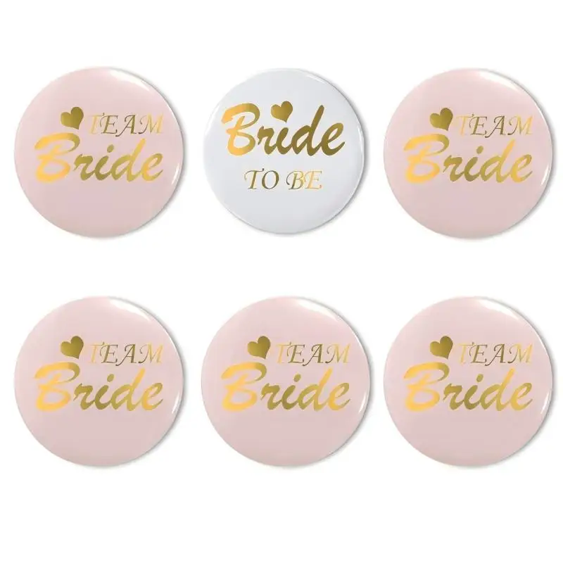 6pcs badges