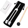 128 Hz Tuning Fork Weighted Bio-Acoustic Tuning Fork for Therapy 128 Hz Acoustic Slider Tuning Fork 1