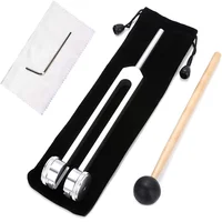 128 Hz Tuning Fork Weighted Bio-Acoustic Tuning Fork for Therapy 128 Hz Acoustic Slider Tuning Fork 1