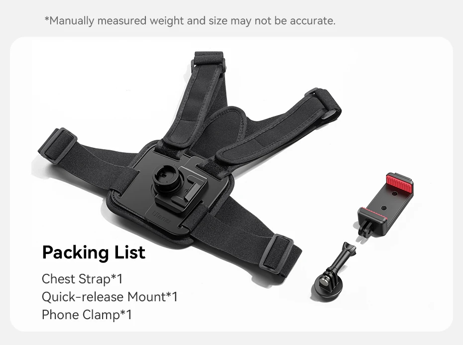 Ulanzi Go-Quick II Magnetic Chest Strap for Action Camera Mobile Phone 180° Tilt