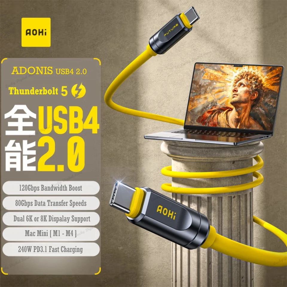 thumbnail image 2 of AOHI Youth 100W GaN USB C Wall Charger, 3-Port Laptop Fast Charger Type C Power Adapter PPS PD For MacBook Pro/Air, IPad Pro, IPhone 17/16 Pro Max, Galaxy S24 Ultra/Note, Pixel 2 of 12