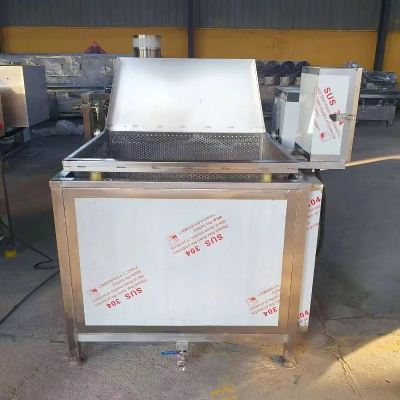 Friggitrice Industriale Automatica a Gas per Snack e Carne, Personalizzabile per Fabbriche di Lavorazione Alimentare, Ideale per Chifles e Patatine - immagine 2