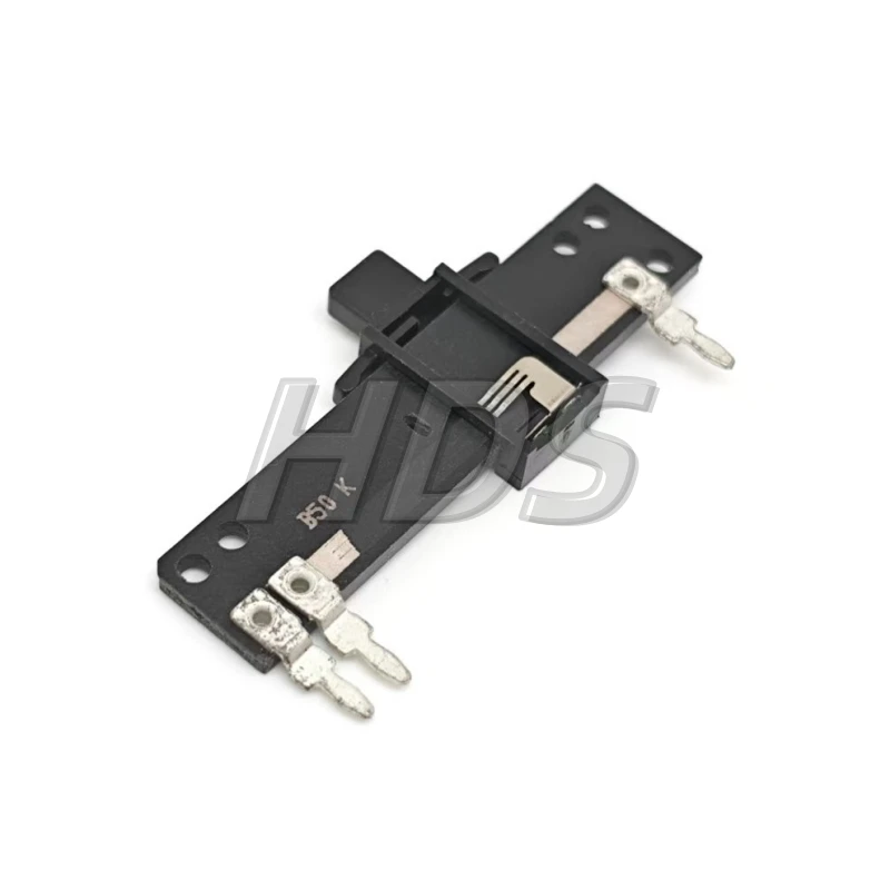 1PCS 50K B50K 총 길이 40MM 핸들 4MM 직선 삽입 단일 링크 수직 슬라이딩 푸시-풀 조정 가능한 전위차계