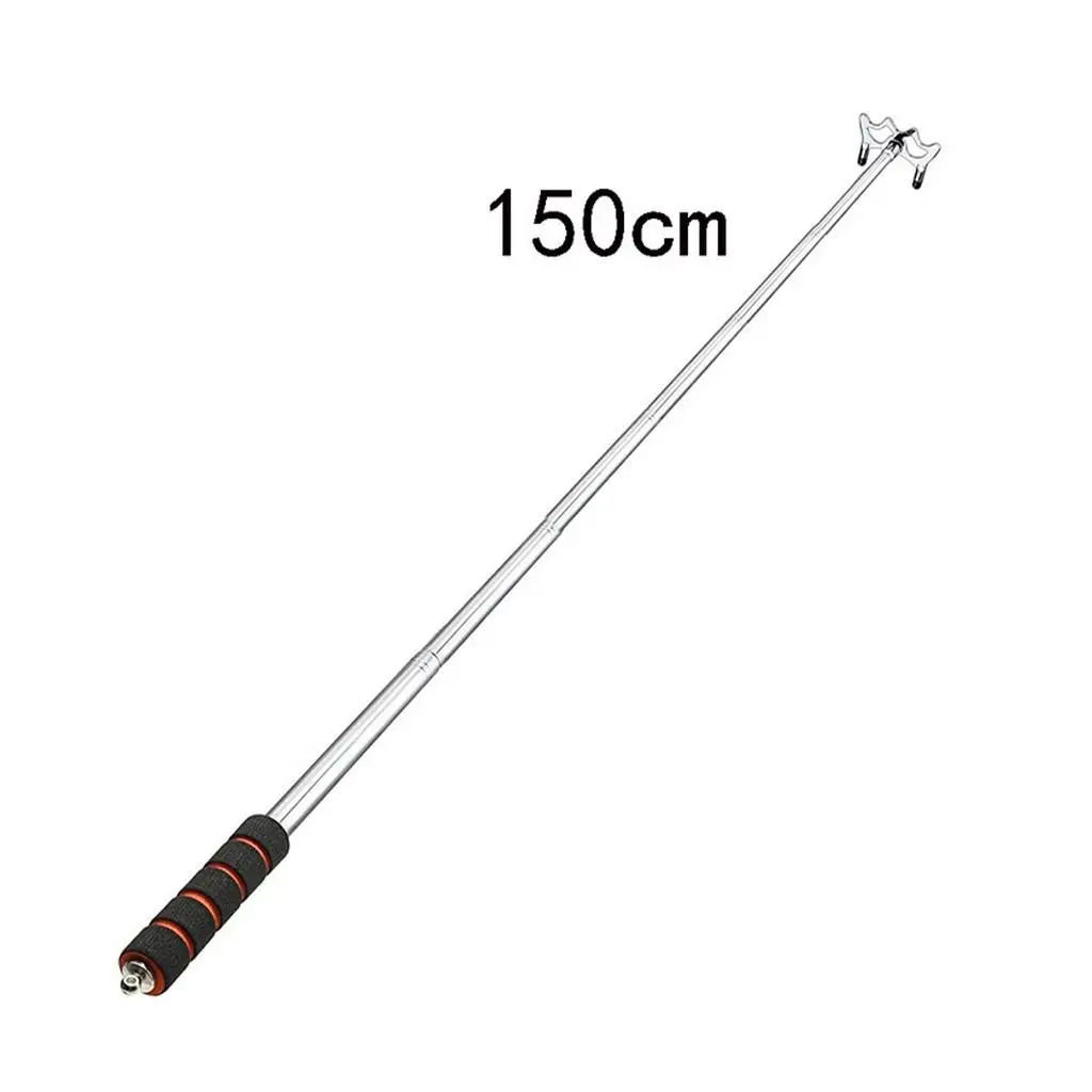 Stainless Steel Telescopic Billiards Pool Cue Bridge Stick with Bridge Head Billards Short Billard Replacement Holder Kit billiard shaft billiard bridge stick