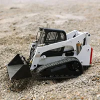 1/14 Scale RC Hydraulic Skid-Steer Tracked Loader SM770 with Light Sound System PNP Remote Control Truck Car Toy Gift Model 2
