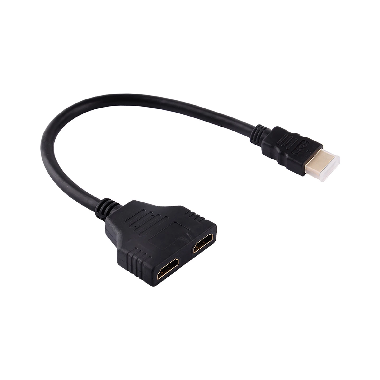 Dual HDMI Female to HDMI Male Splitter Adapter Cable