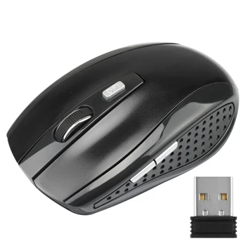 2.4G Wireless Mouse Bluetooth Mouse Ergonomic 800/1200/1600DPI 6 Mute Buttons Mouse For MacBook Tablet Laptops Computer PC 8