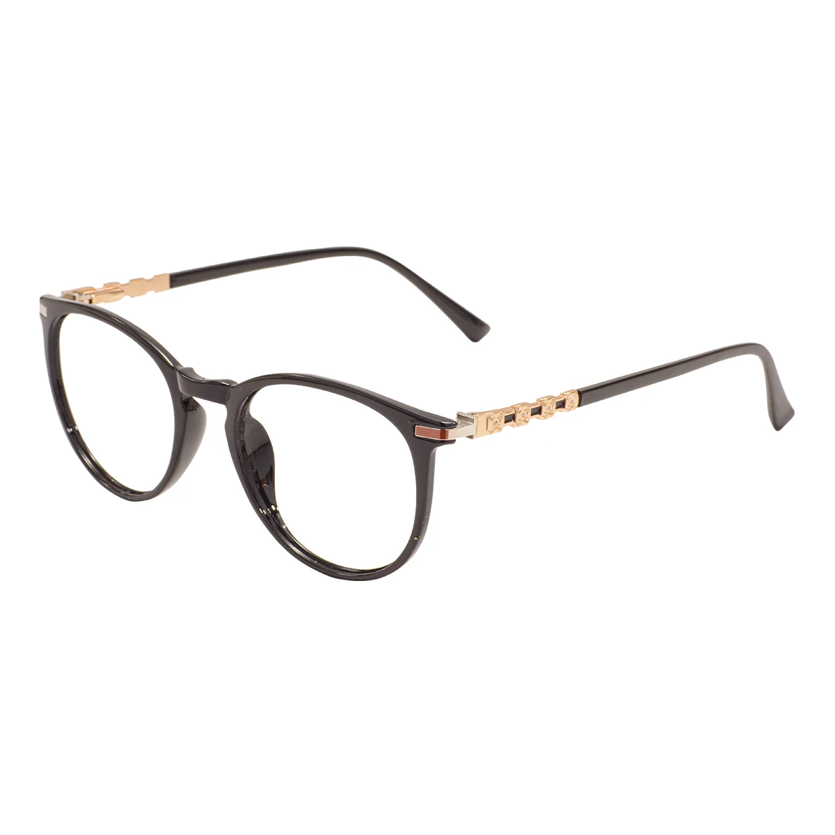 다채로운 원형 안경 프레임 및 아세테이트 프레임, 처방 렌즈용 용수철 힌지 포함