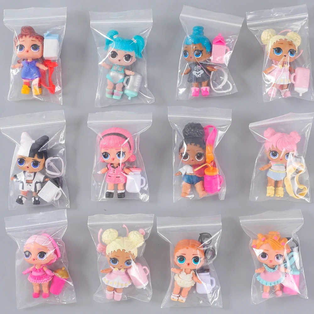 Original Lol Dolls Clothes Shoes Bottles Accessories 8cm Lol Dolls Big