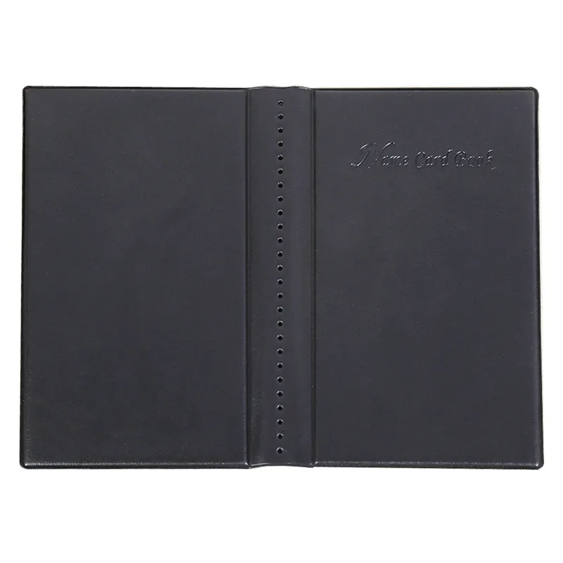 Business Card Organizer Book Business Card Holder Capacity 120 Cards Leather Credit Holder Book for Men