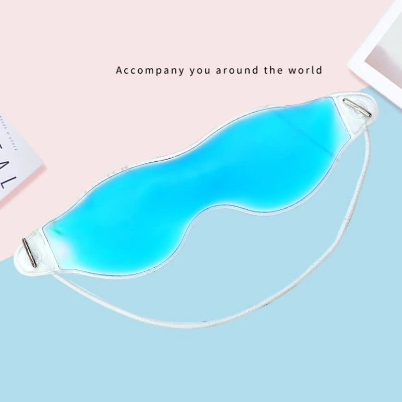 Ice Eye Patch Cover Cold Sleeping Eye Mask Compress Gel Fatigue Relief Relaxation Remove Dark Circle Shield Care 1pcs eye mask
