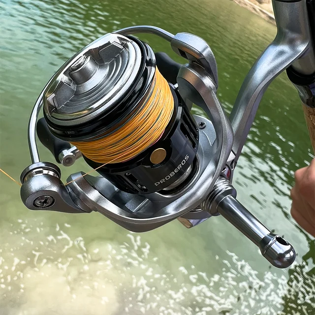 PROBEROS Fishing Reel With Balance Bar 1500-2500 Series Double Handle  Spinning Wheel Water Proof Reel 5.2:1 Gear Ratio Pesca - AliExpress