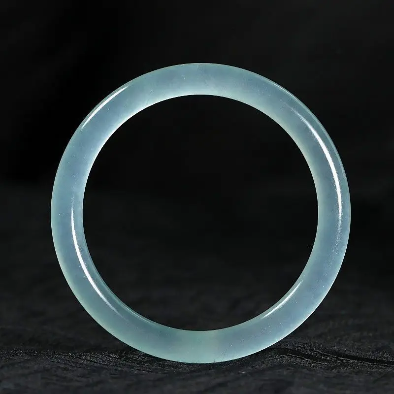 

Oil Cyan Slim Bracelet Ice Transparent Light Green Women's Popular Simple Bracelet