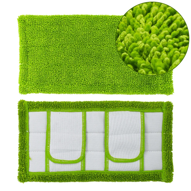 1/2PCS Microfiber Floor Mop Pad for Swiffer Sweeper Mop Cloths/Pads Wet and Dry Flip Mop Washable Reusable Cleaning Tools