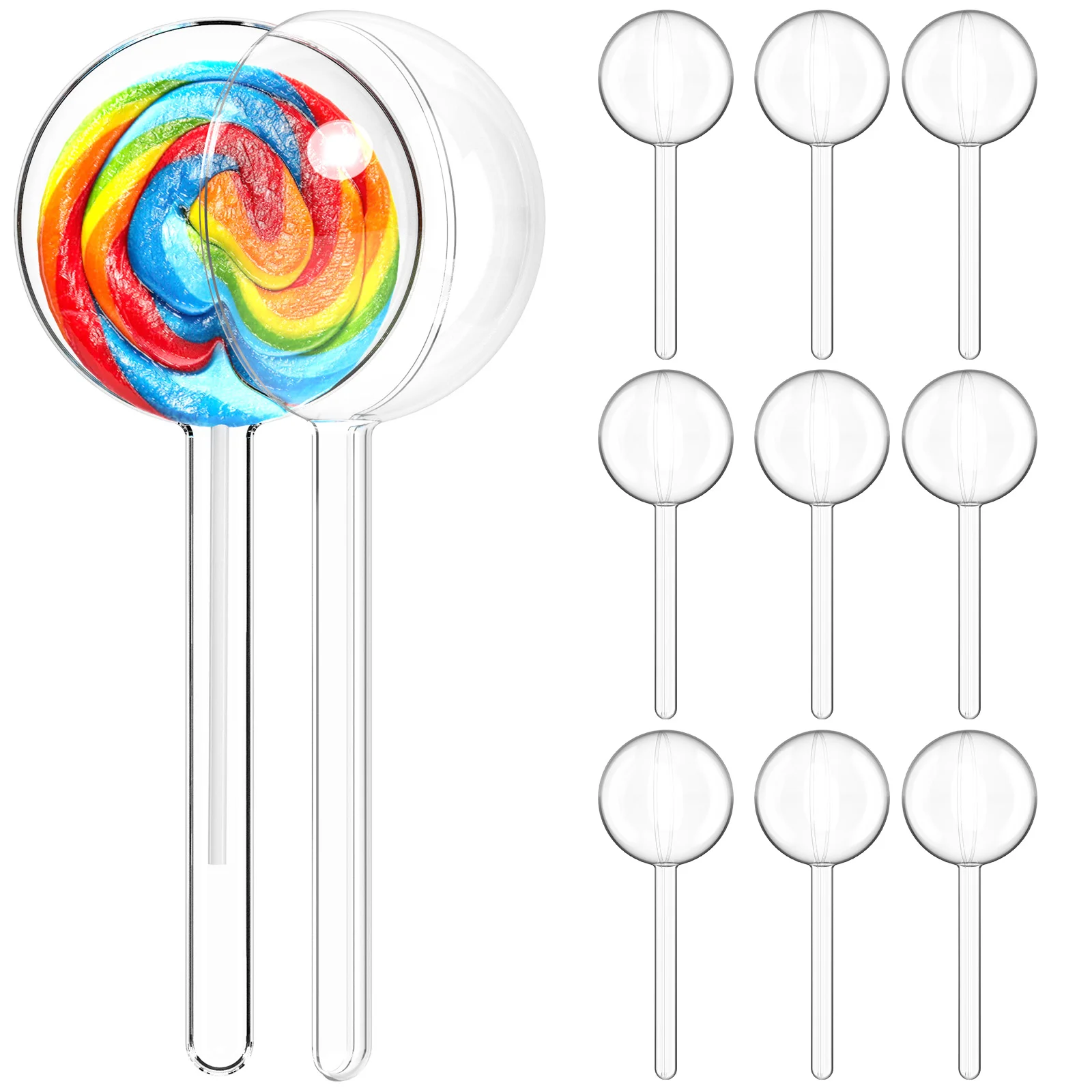 

Round Plastic Candy Boxes Kids Lollipop Candy Box Lollipop Candy Wrapping Box Kids Birthday Candy Jar Lollipop Packing Box