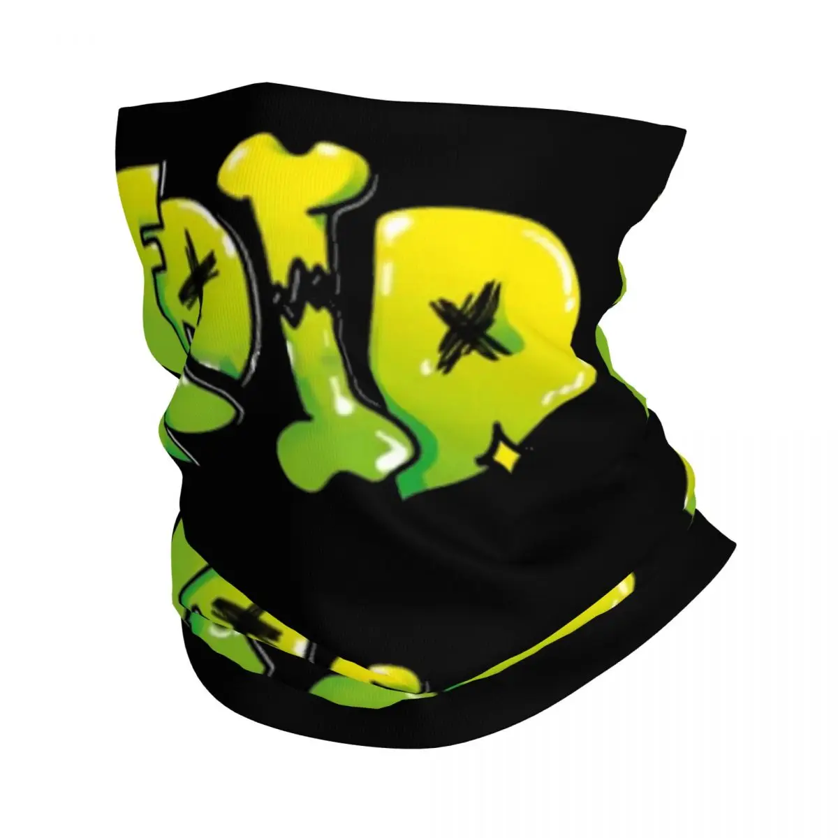 

Feid Merch Logo Animated Ferxxo Bandana Neck Gaiter Printed Balaclavas Mask Scarf Warm Headband Fishing Unisex Adult Winter