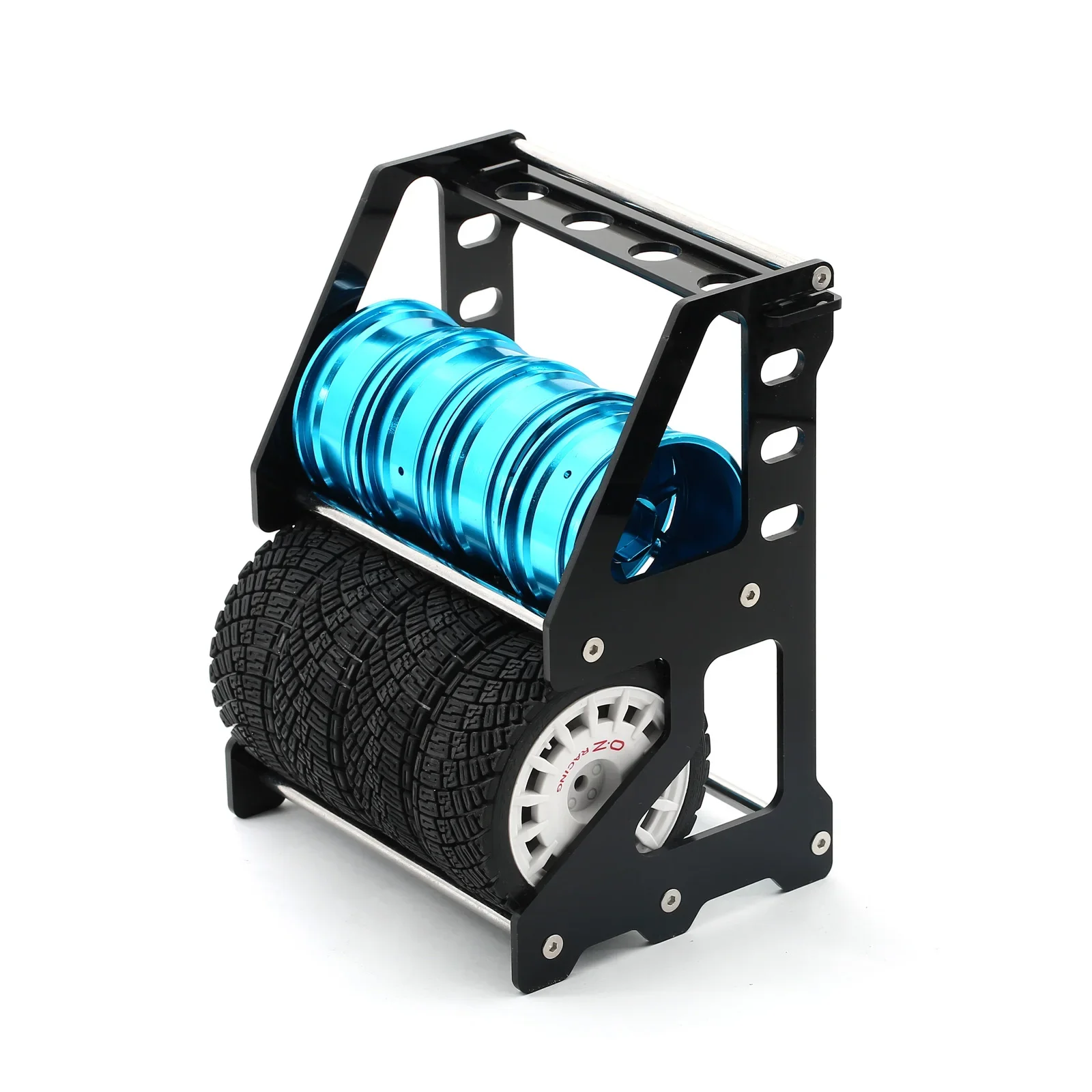 Pneumatici Ruota Rack Rack Di Stoccaggio Pneumatici Per 1/10 On-Road Racing Rally Drift Car Tamiya Kyosho 1/18 1/24 Rc Crawler Car Trx4M Scx24