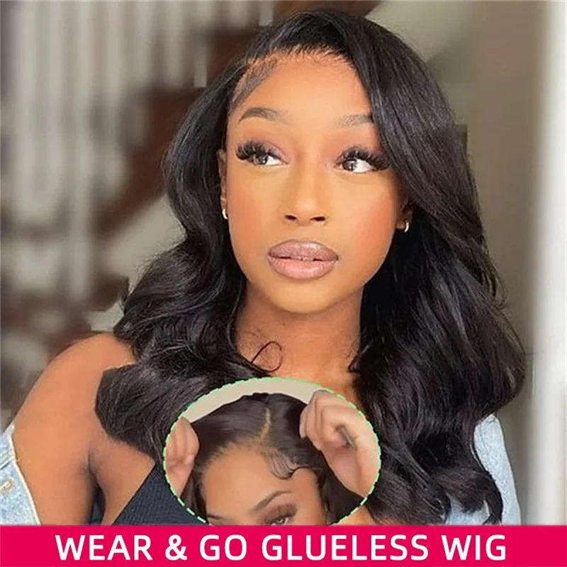 

Body Wave Wear & Go Glueless Ready To Wear Pre Cut Plucked 4x4 5x5 Closure Body Wave Hd Lace Fronta Wig Wig Human Hair