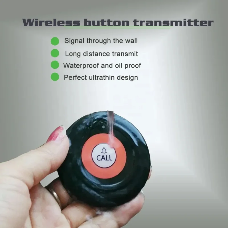 30 Call Button Transmitter 5 Waiter Watch Pager Receiver Wireless Restaurant Hotel Bar Service Guest Calling System