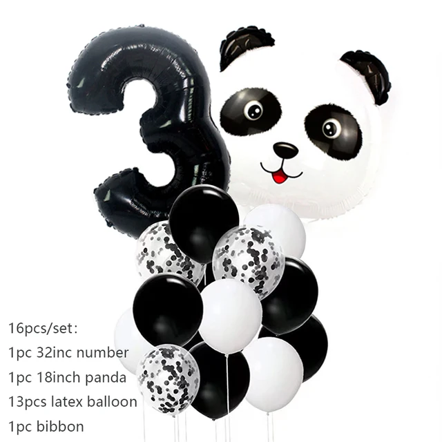 Decorazioni Compleanno A Tema Panda - Banner 'Happy Birthday', Addobbi Per Feste - Baby Shower, Festa Bambini E Ragazzi - Foto 6