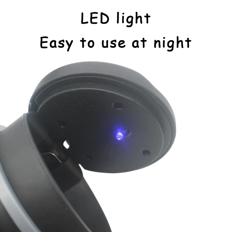 LED 조명이 장착된 차량용 담배 재떨이 ? BMW 차량용 분리형 누수 방지 컵 및 원터치 개방형