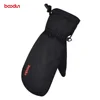 Boodun-Men and Women's Warm Winter Ski Gloves, Outdoor Sports Mitten, Thickened, Cold Weather, Windproof, Snowboard Gloves 4