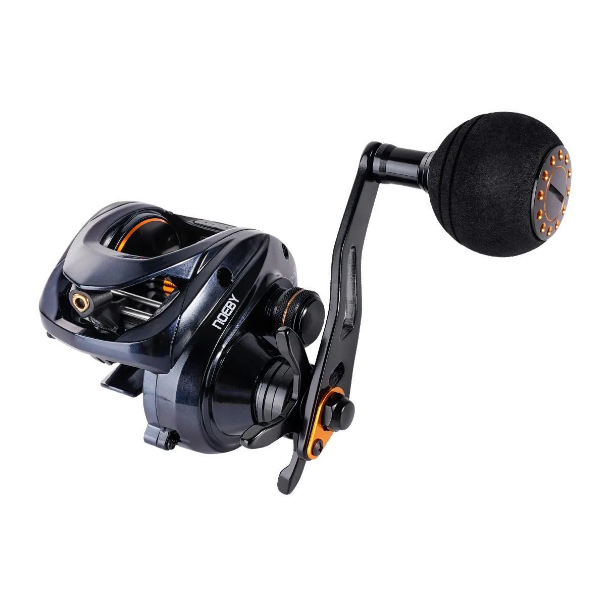 Noeby-Baitcasting Fishing Reel, Large Capacity Brass Gear, Stainless  Aluminum PIke Fishing Reels, 15kg Max Drag Gear Ratio 6.4:1 - AliExpress