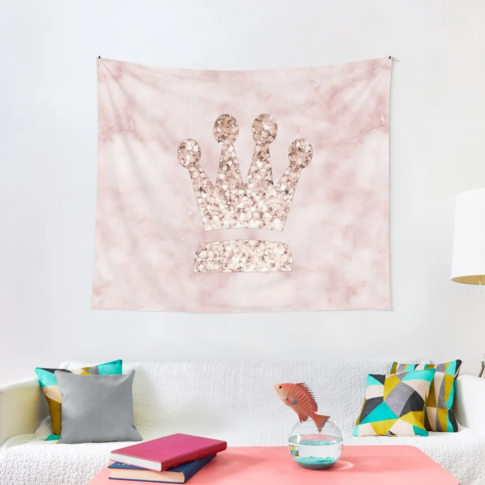 

Rose gold - crown Tapestry Room Design Tapestries