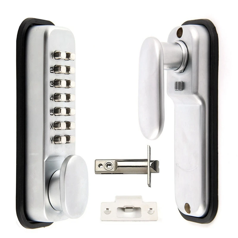 

4X Digital Push Button Door Lock Key Pad Code Combination Access Mechanical Keyless