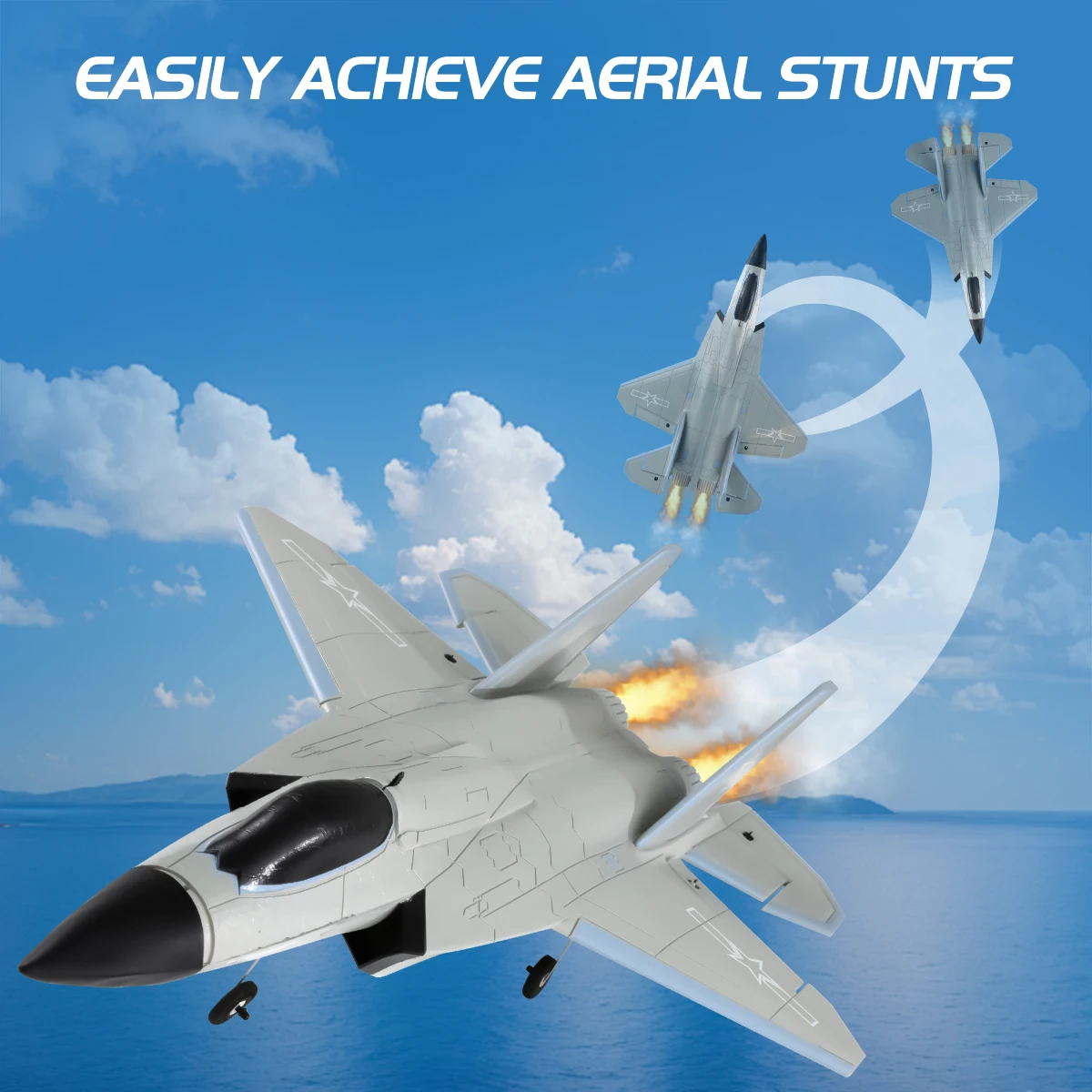 FX9631 Big Size 4 Channels RC Airplane J35 Fight Jet Kit Fixed-Wing Remote Control Aircraft Toy Plane 3