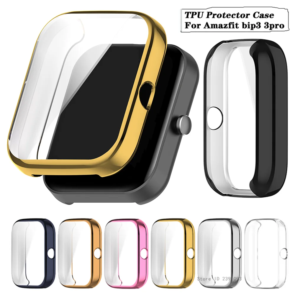 Custodia Protettiva Opaca Con Vetro Temperato Per Amazfit Bip 3 / Bip 3 Pro – Cover Rigida Con Protezione Schermo Integrata - 2