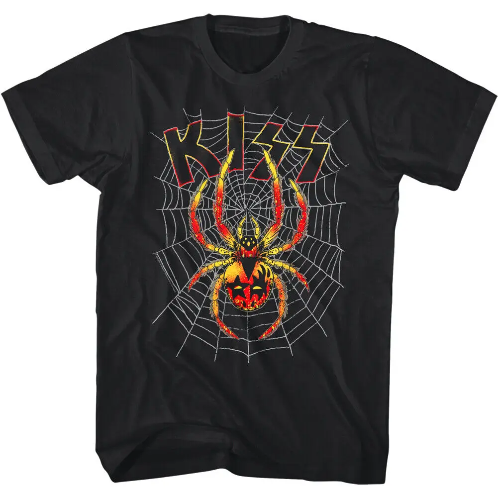 Kiss Spider Maglietta Da Uomo Web Rock Band Nyc Album Concert Tour Gene Simmons