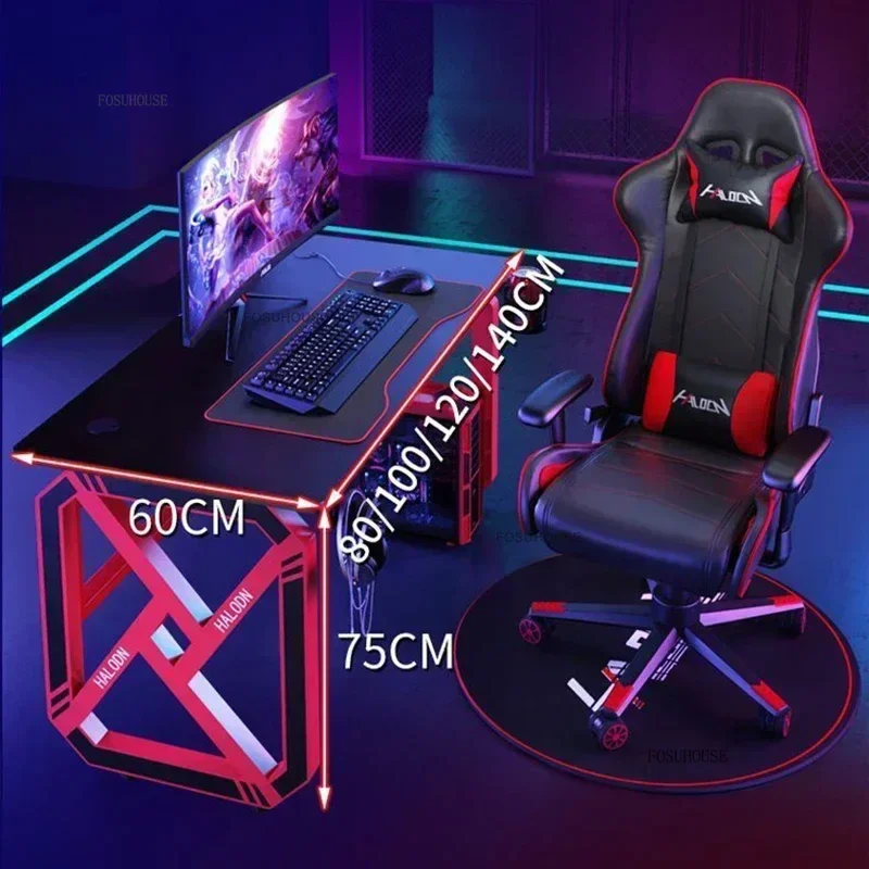 Nordic Wooden Computer Desks Dormitory Study Desk Bedroom Office Table European Internet Cafe Gaming Desk Home Office Furniture