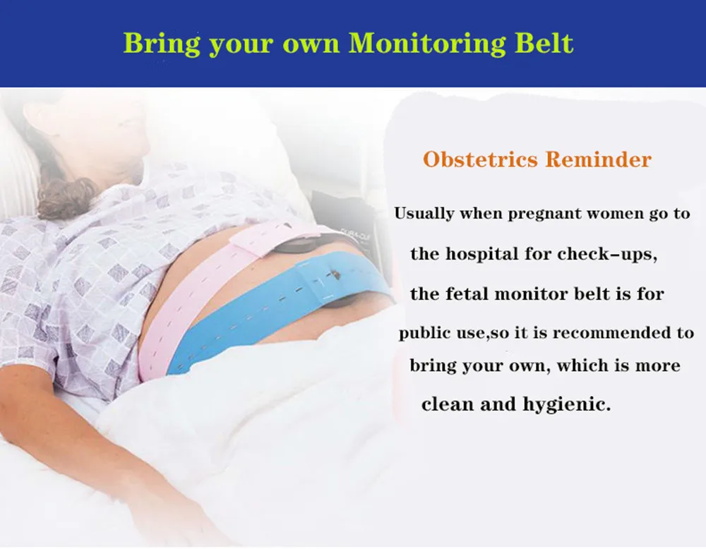 Monitoring Belt, Fetal Heart Monitoring Belt Bandage Tool For Mernity Women Pregnant Pregnancy Mujer Embarazada Premama