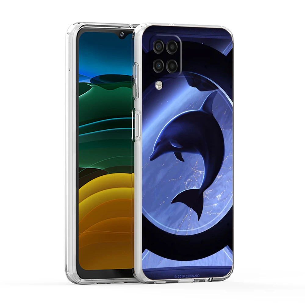 Ocean Animal Dolphin TPU Cover for Samsung Galaxy A25 A23 A22 A52S A52 A55 A72 A51 A71 A41 A31 A13 A11 5G Transparent Phone Case – Detail 5
