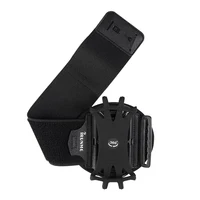 360 Degree Rotation Mobile Phone Holder Wearable Armband Wrist Case Adjustable Wristband Phone Case Removable for Sports Fitness 2