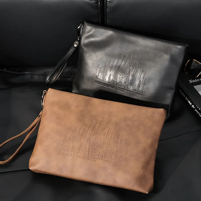 Retro Business Envelope Clutch Bag for Men