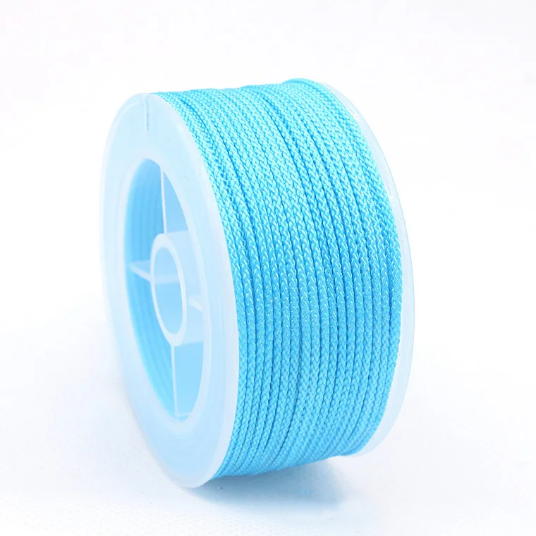 1/1,2/1,5/1,8/2/3mm Nylon Schnur Chinesischen Knoten Halskette Armband Handgemachte Perlen faden Für DIY Schmuck Zubehör Machen String – Detail 19