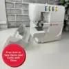 Singer S0100 Metal Frame Serger With Accessory Kit | Overlock Machine With 6 Built-In Stitches, 2-3-4 Thread Capability, 6