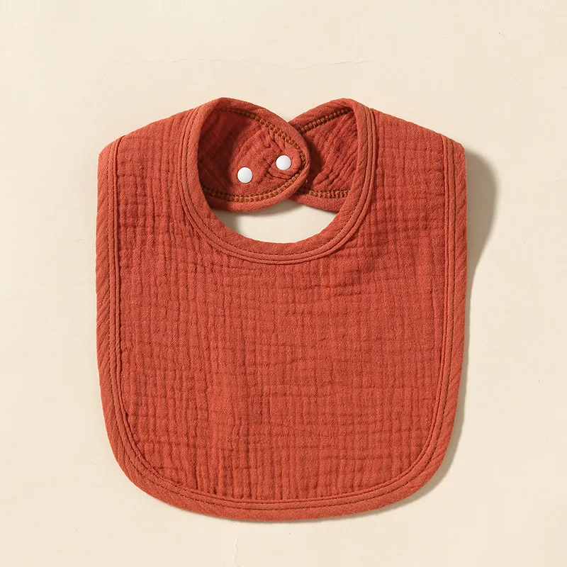 Cotton Gauze Baby Bibs Autumn Solid Color Infant Bib Newborn Burp Cloths for Kids Boy Girl Spring Soft Feeding Saliva Towel, Saliva Towel, Baby Bib, Feeding Bib, Cotton Bib Set, Cotton Bib